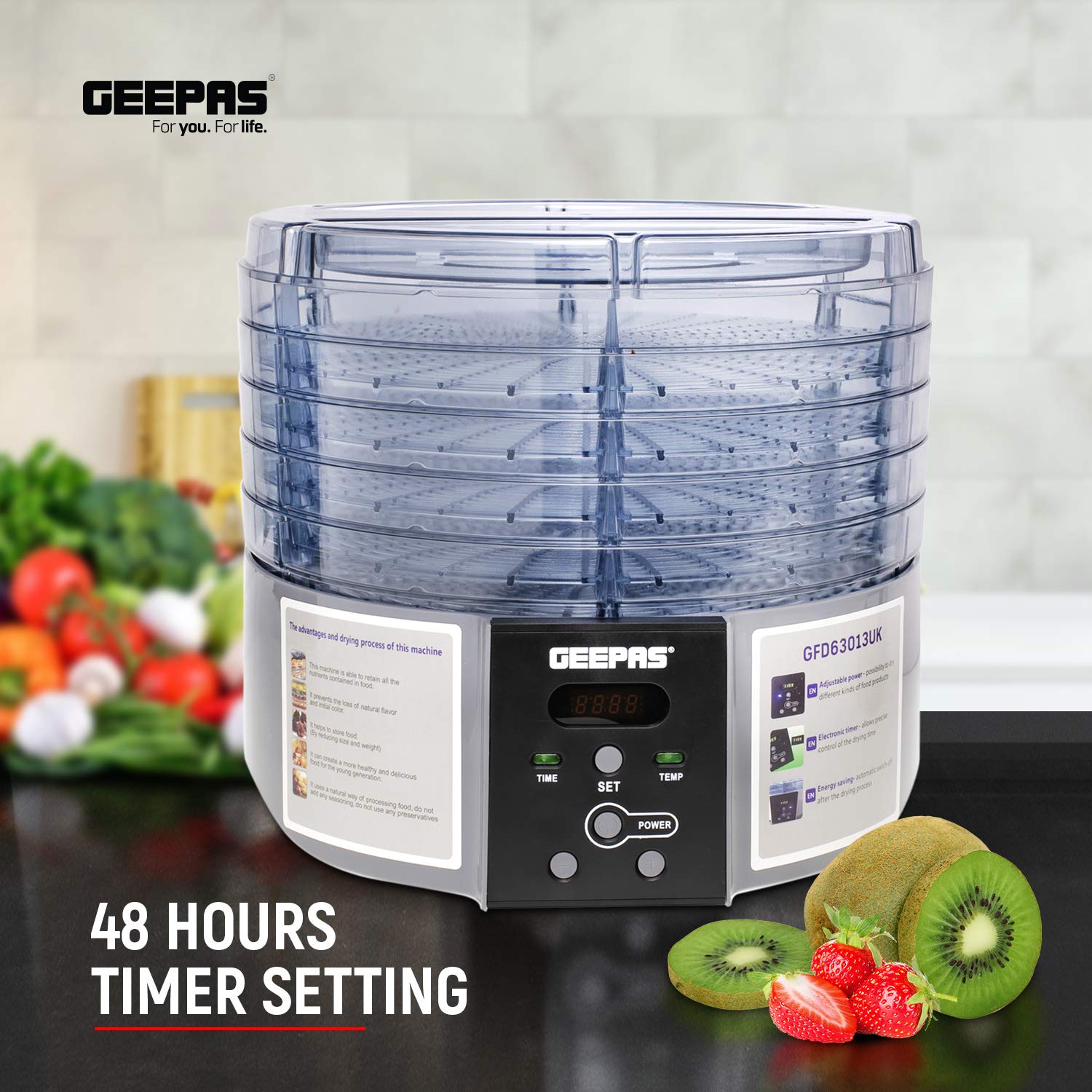 Geepas Digital Food Dehydrator Geepas Digital Food Dehydrator